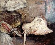 James Ensor The Skate oil painting on canvas